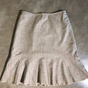 Ann Taylor wool flare skirt, 6P